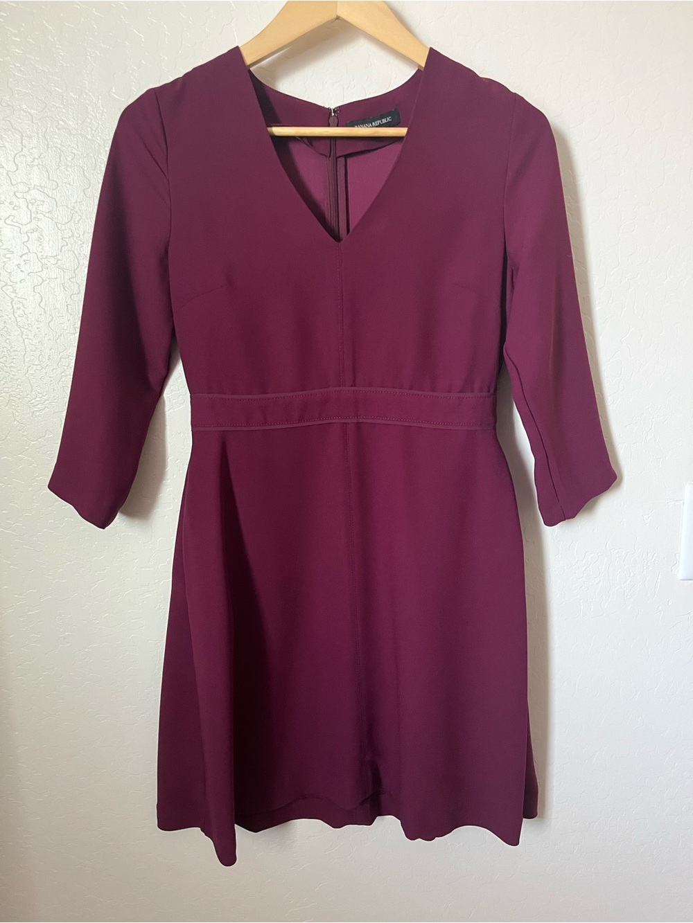 Banana Republic Plum/Purple V-Neck Dress